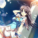 Konachan.com---200494-black-hair-building-clouds-headband-himeno-towa-lighthouse-long-hair-minori-purple-eyes-seifuku-skirt-sky-soreyori-no-prologue-yuzuna-hiyof5bf9424e8059d4e9024e08221d49aba