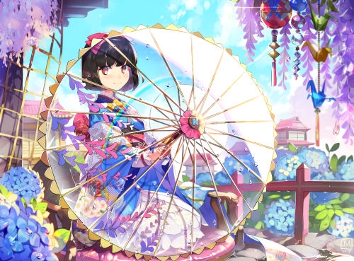 Konachan.com---200522-black-hair-blush-bow-building-flowers-japanese-clothes-kimono-mansu-original-rainbow-red-eyes-short-hair-signed-umbrellaa1ea6ff56877cbe2b23b4d24205d70b5.png