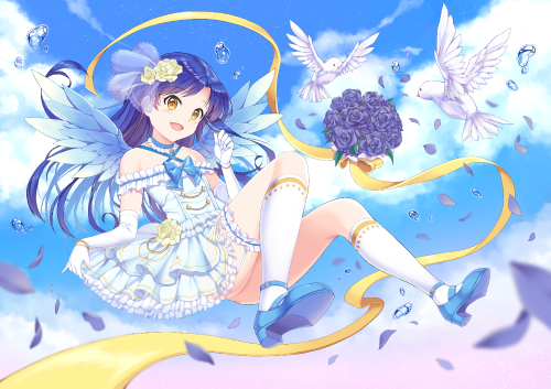 Konachan.com---200542-animal-bird-choker-dress-elbow-gloves-flowers-garter-garter-belt-idolmaster-kisaragi-chihaya-kneehighs-long-hair-petals-rose-sky-wings-wristwear34f5bf655589b140415ec7fde19e422d.png