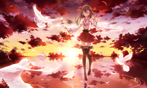 Konachan.com---200598-animal-anthropomorphism-bird-black-hair-cherry-blossoms-clouds-feathers-flowers-headband-japanese-clothes-sky-sunset-thighhighs-water-zettai-ryouikif905bfce001a097cb557652ca1be9c.png