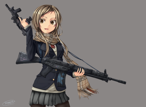 Konachan.com---200777-brown-eyes-brown-hair-dreadtie-gray-gun-long-hair-original-pantyhose-scarf-seifuku-signed-skirt-tie-weapon5a80e2f99c51081e37cc4ebe3a008848.png