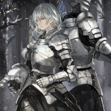 Konachan.com---200819-armor-braids-forest-gray-eyes-gray-hair-long-hair-original-polychromatic-saberiii-signed-snow-sword-tree-weapon8f0421055b9adb16f2d133958aebb77a