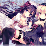 Konachan.com---201148-2girls-black-hair-blonde-hair-blush-breasts-cleavage-dress-goth-loli-long-hair-original-pantyhose-rubi-sama-scan-skirt-skirt-lift-thighhighs-worid1aafeb6e45e9d84ee3b33c6c4354f19