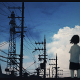 Konachan.com---201224-clouds-industrial-machiyaa-original-scenic-seifuku-short-hair-silhouette-sky-sunsetdf3438825212f77a270fd0065ed556ee