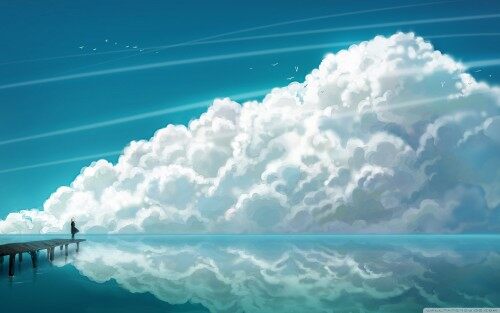 sky clouds wallpaper 2560x1600