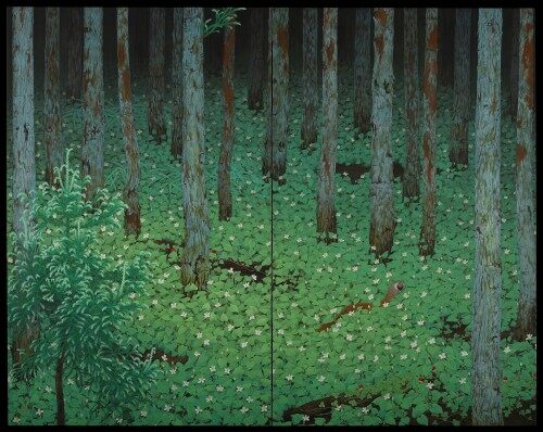 Katayama Bokuyo Mori (Forest) Google Art Project