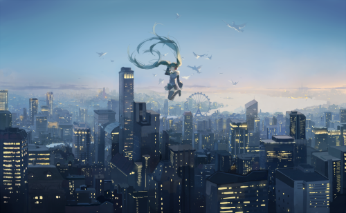 Recneps SAIS52283320 p1 8th 初音ミク,VOCALOID,ミク誕生祭2015,ビル,ふつくしい,VOCALOID30000users入り,初音未来,大楼,太美了,VOCALO