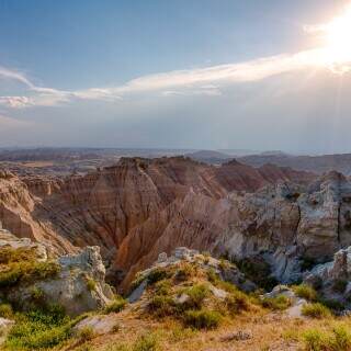 badlandsintheafternoonsun