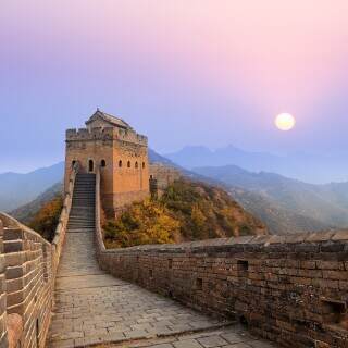 sunriseatjinshanlinggreatwall