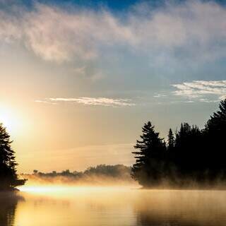 sunriseoverthelake